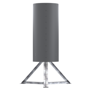 4'-6" Wide x Optional Height - Two Part Radome
