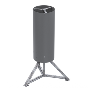 4'-0" Wide x Optional Height - Two Part Radome