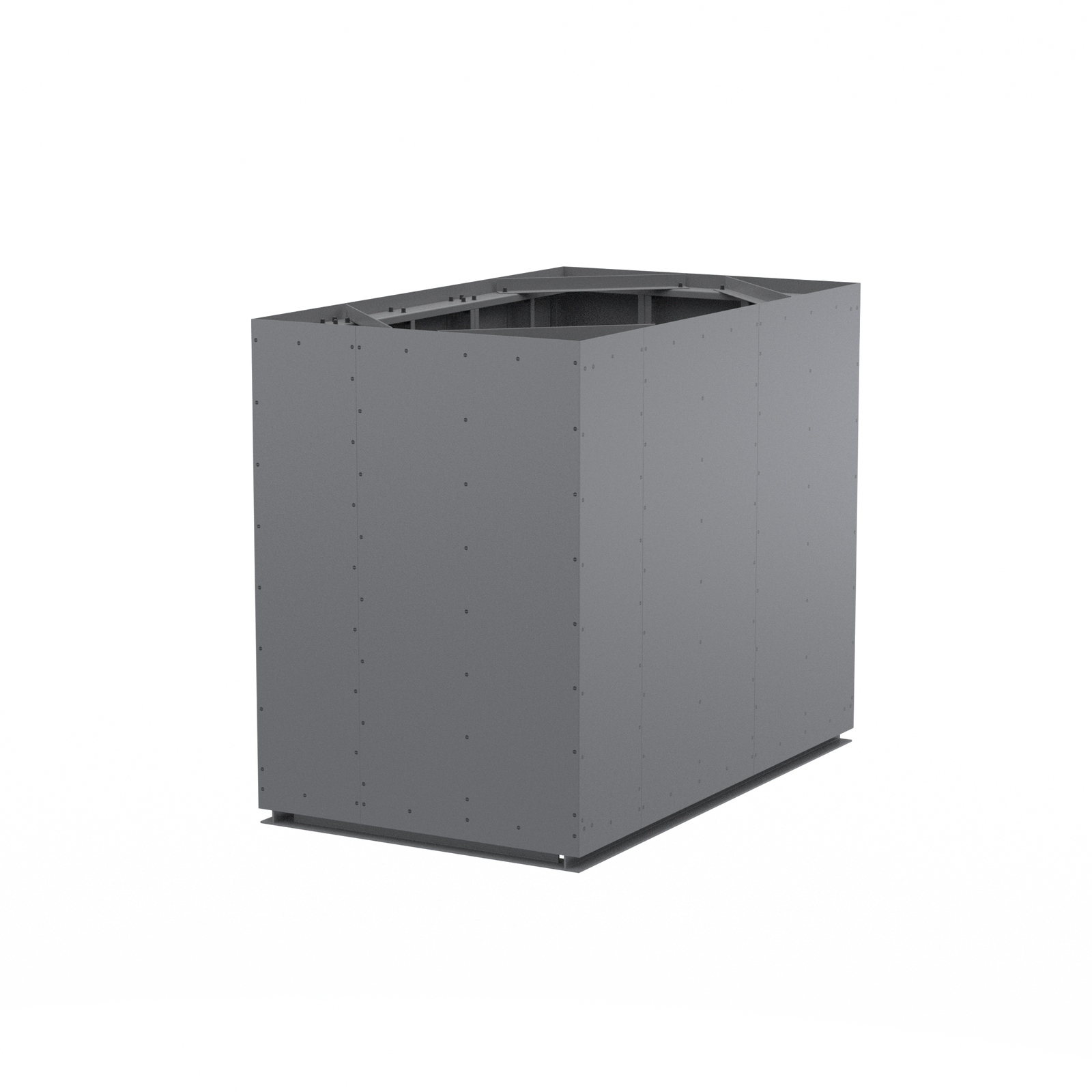 Roof Mounted Box 10’W x 6’D x 8’H