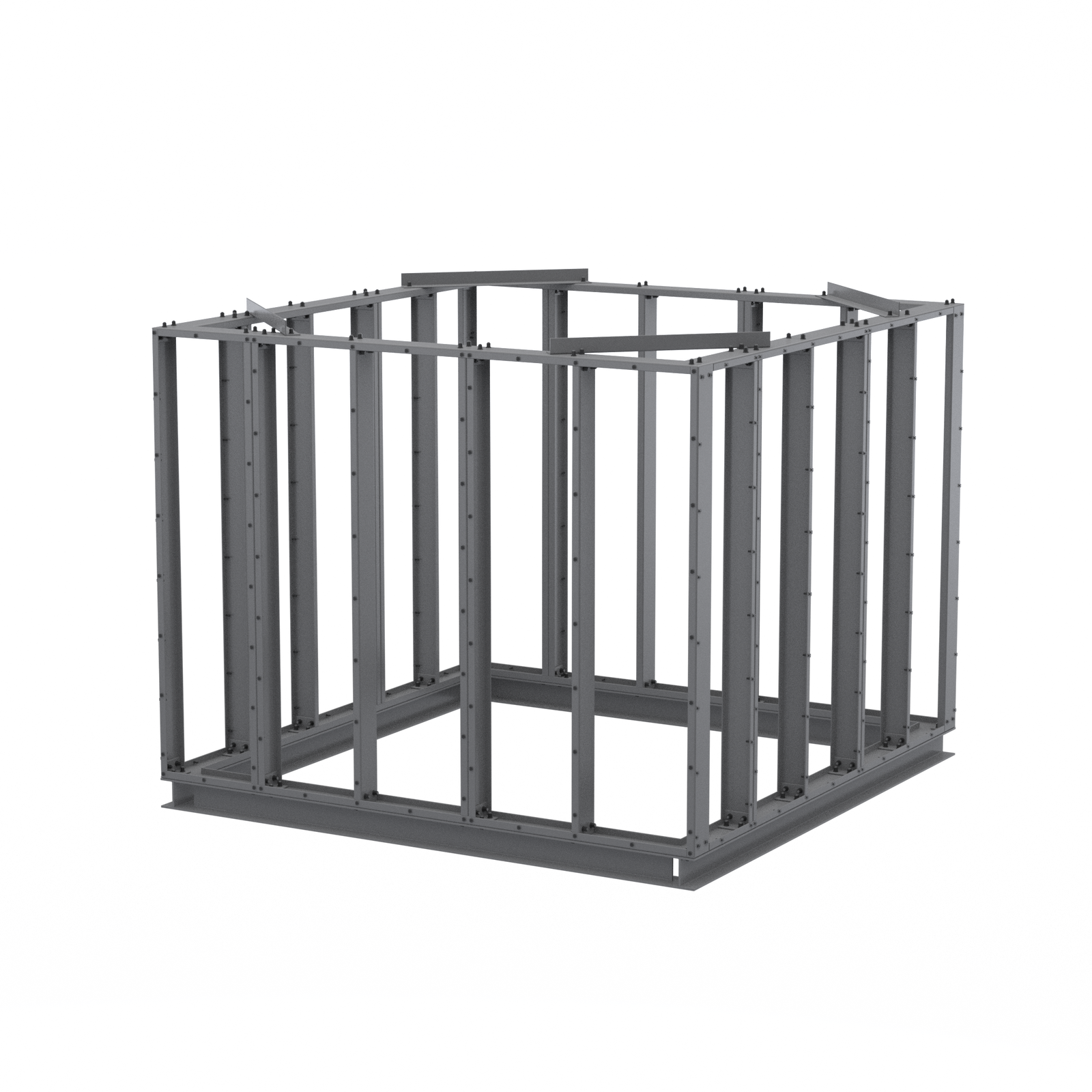 Roof Mounted Box 10’W x 10’D x 8’H