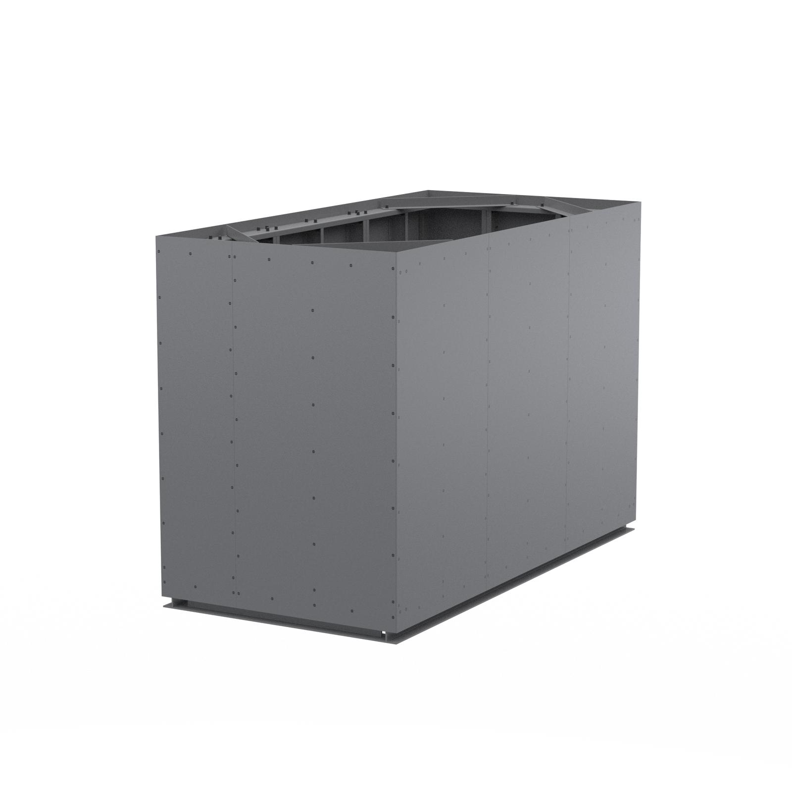 Roof Mounted Box 12’W x 6’D x 8’H