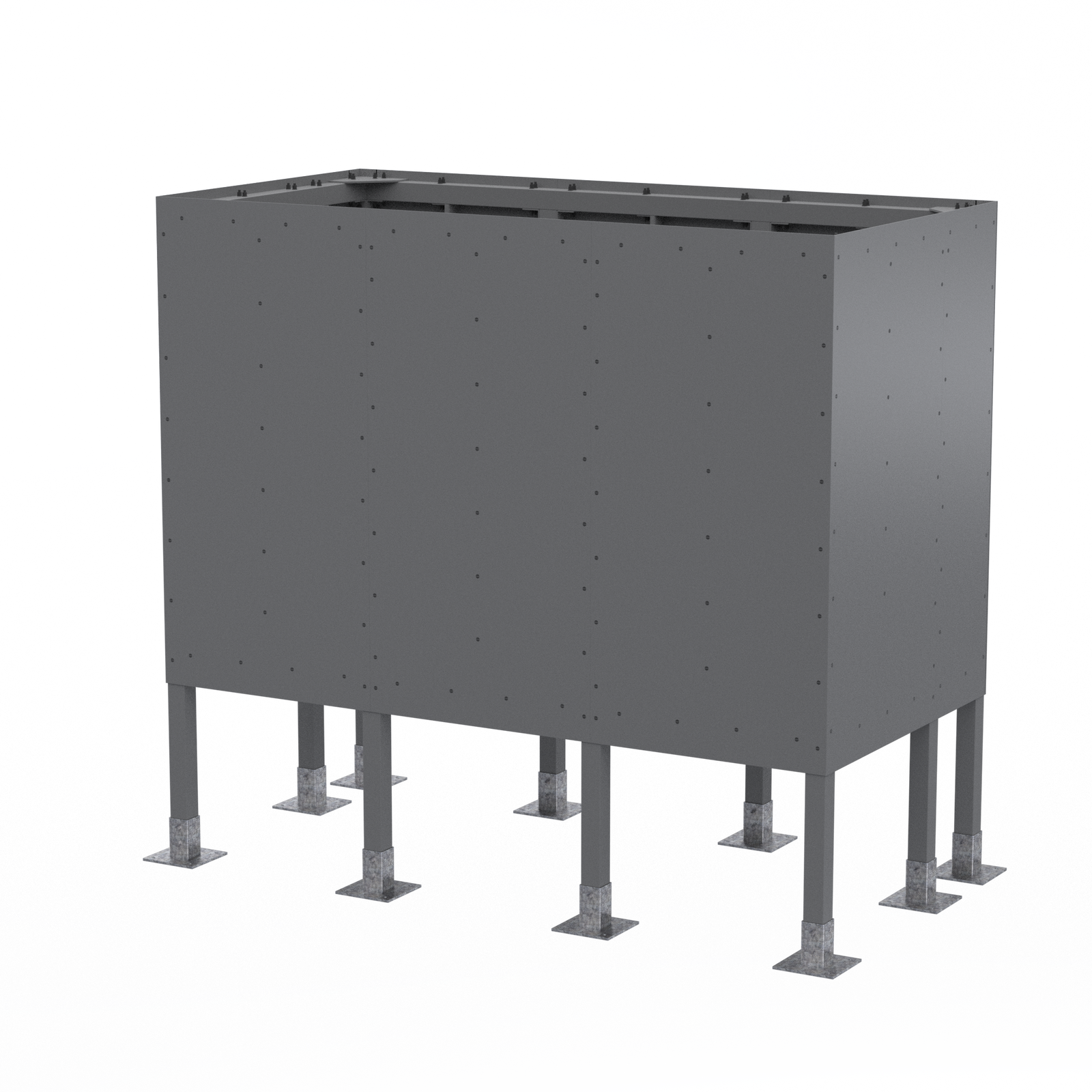 Roof Elevated Box 12’W x 6’D x 11’H