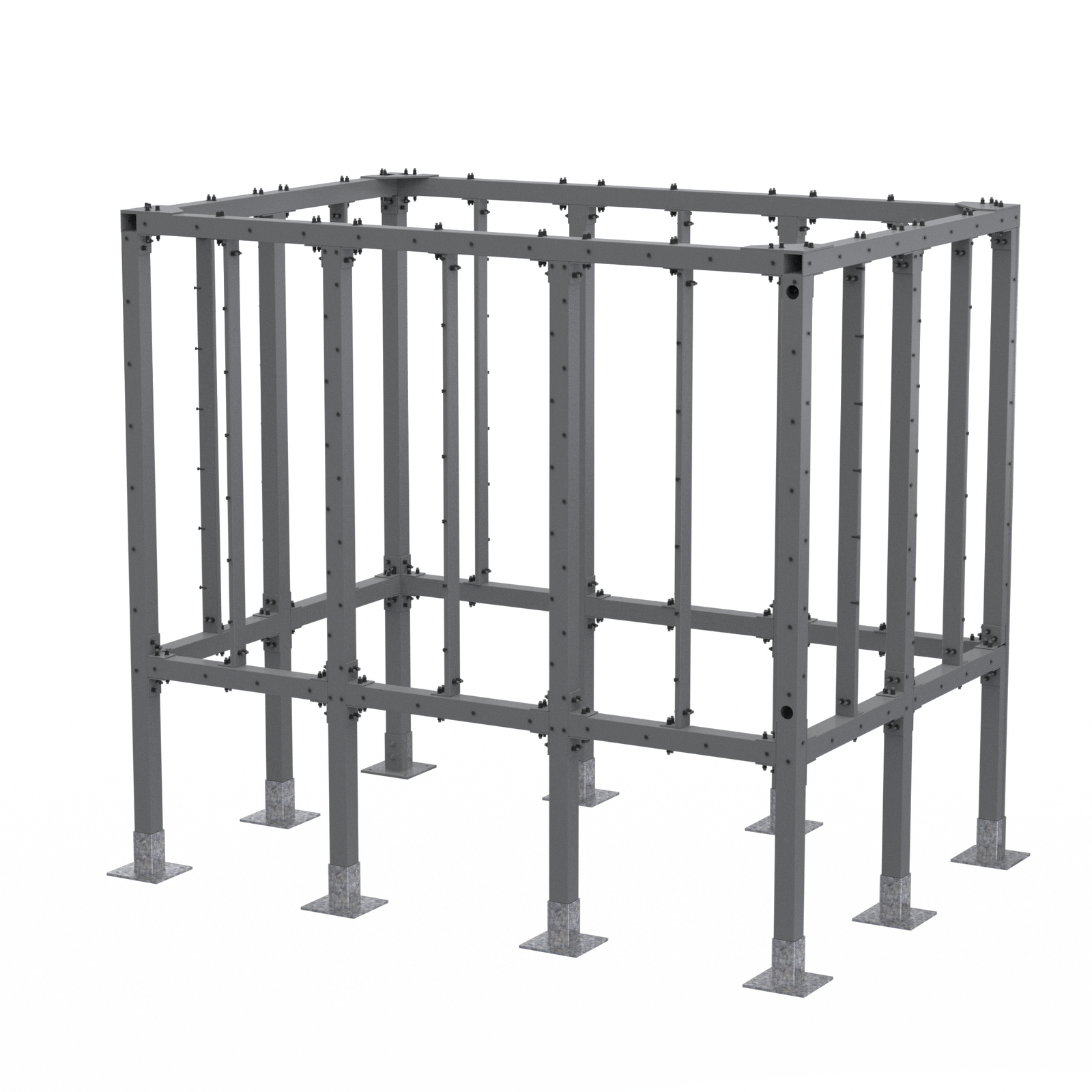 Roof Elevated Box 12’W x 8’D x 11’H