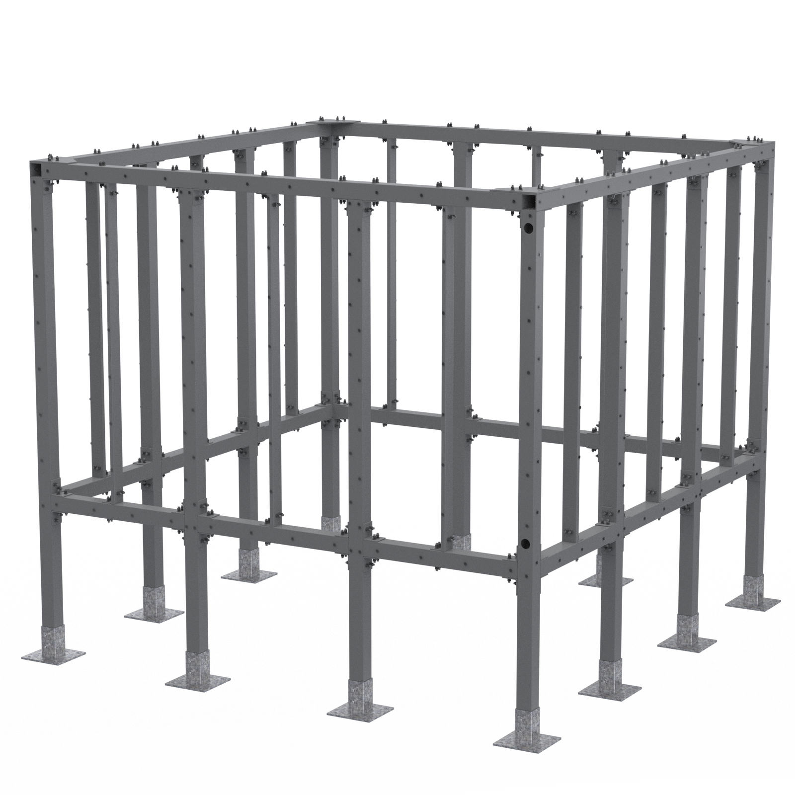 Roof Elevated Box 12’W x 12’D x 11’H