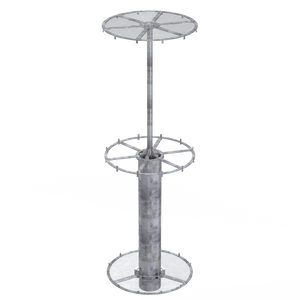 8'-0" Wide x Optional Height - Three Part Radome