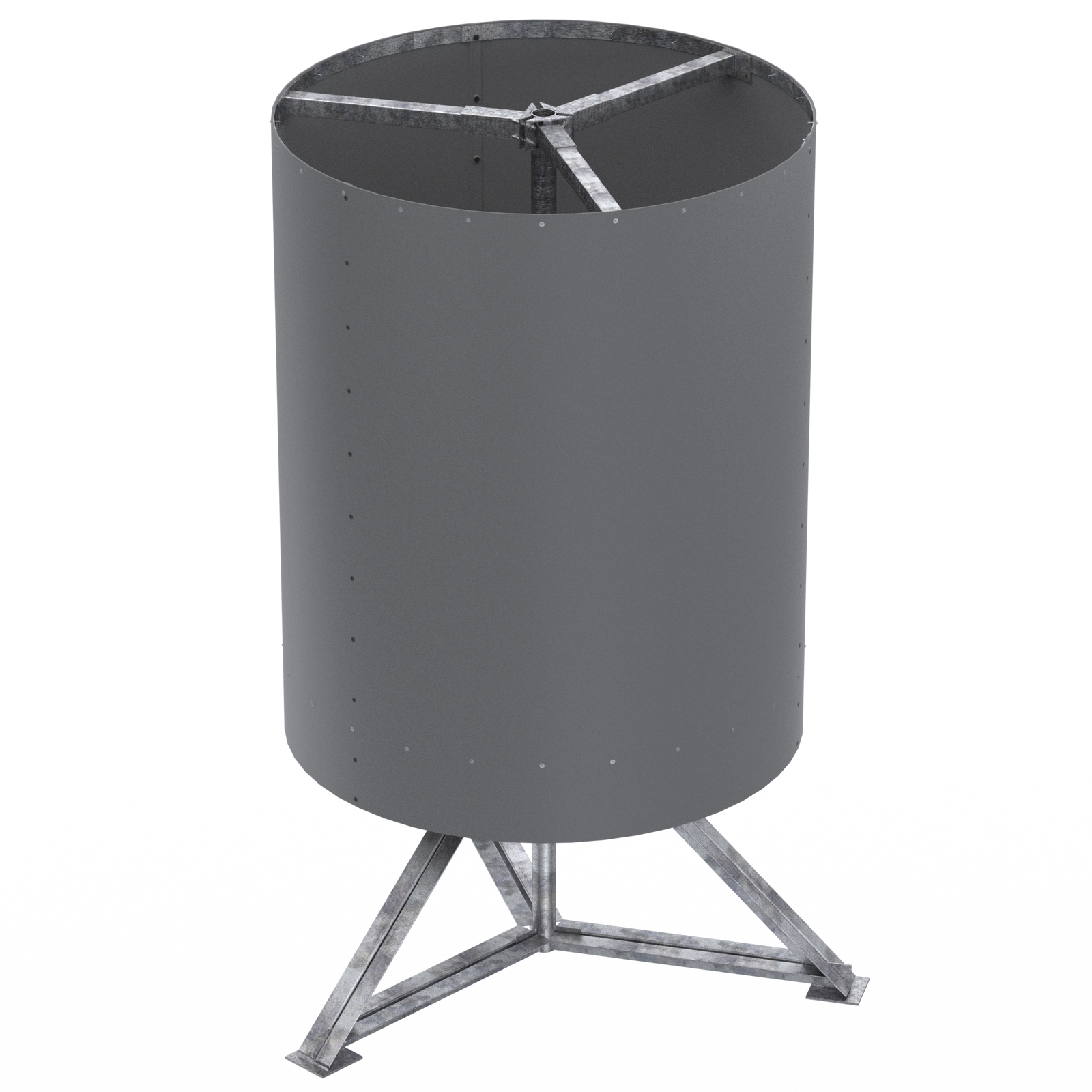 8'-0" Wide x Optional Height - Three Part Radome