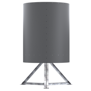 8'-0" Wide x Optional Height - Three Part Radome