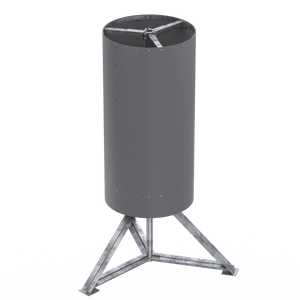 5'-0" Wide x Optional Height - Three Part Radome