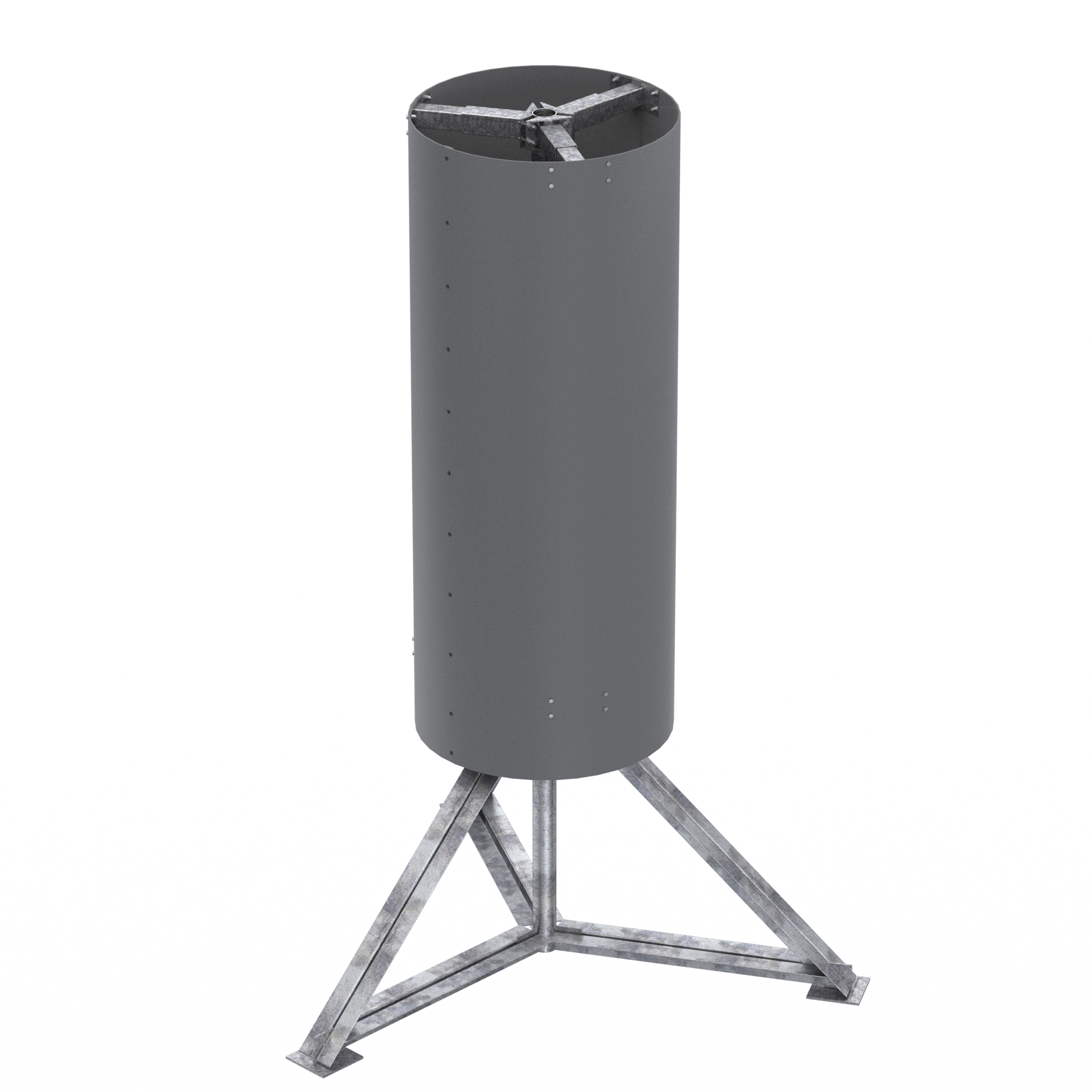 4'-0" Wide x Optional Height - Two Part Radome