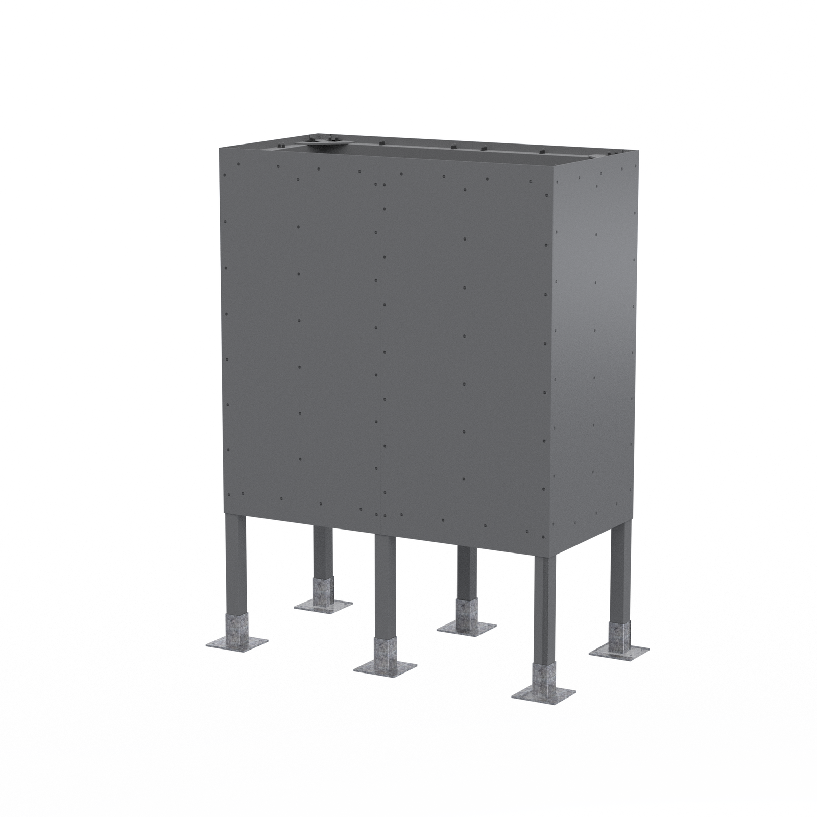 Roof Elevated Box 8’W x 4’D x 11’H