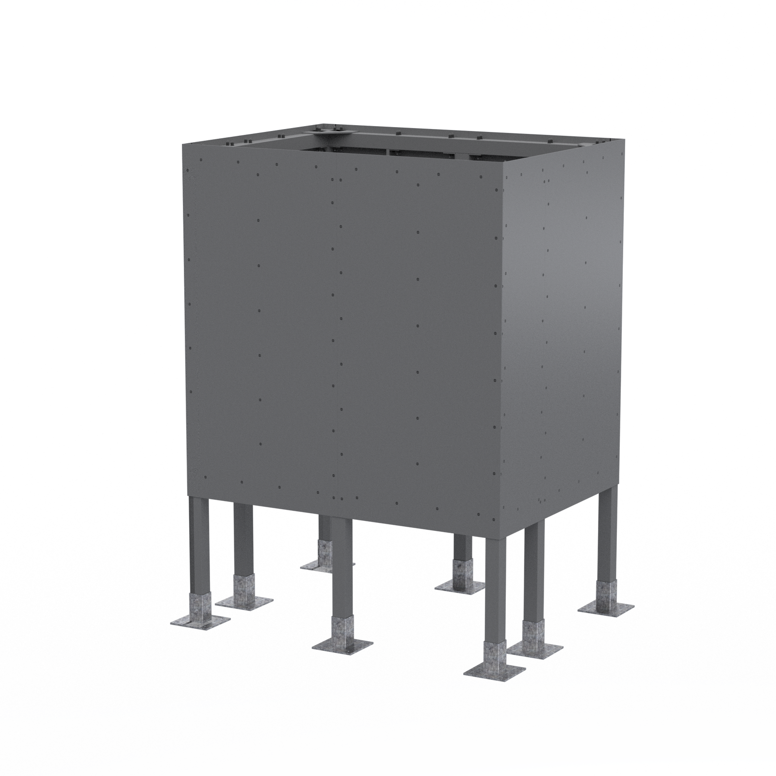 Roof Elevated Box 8’W x 6’D x 11’H