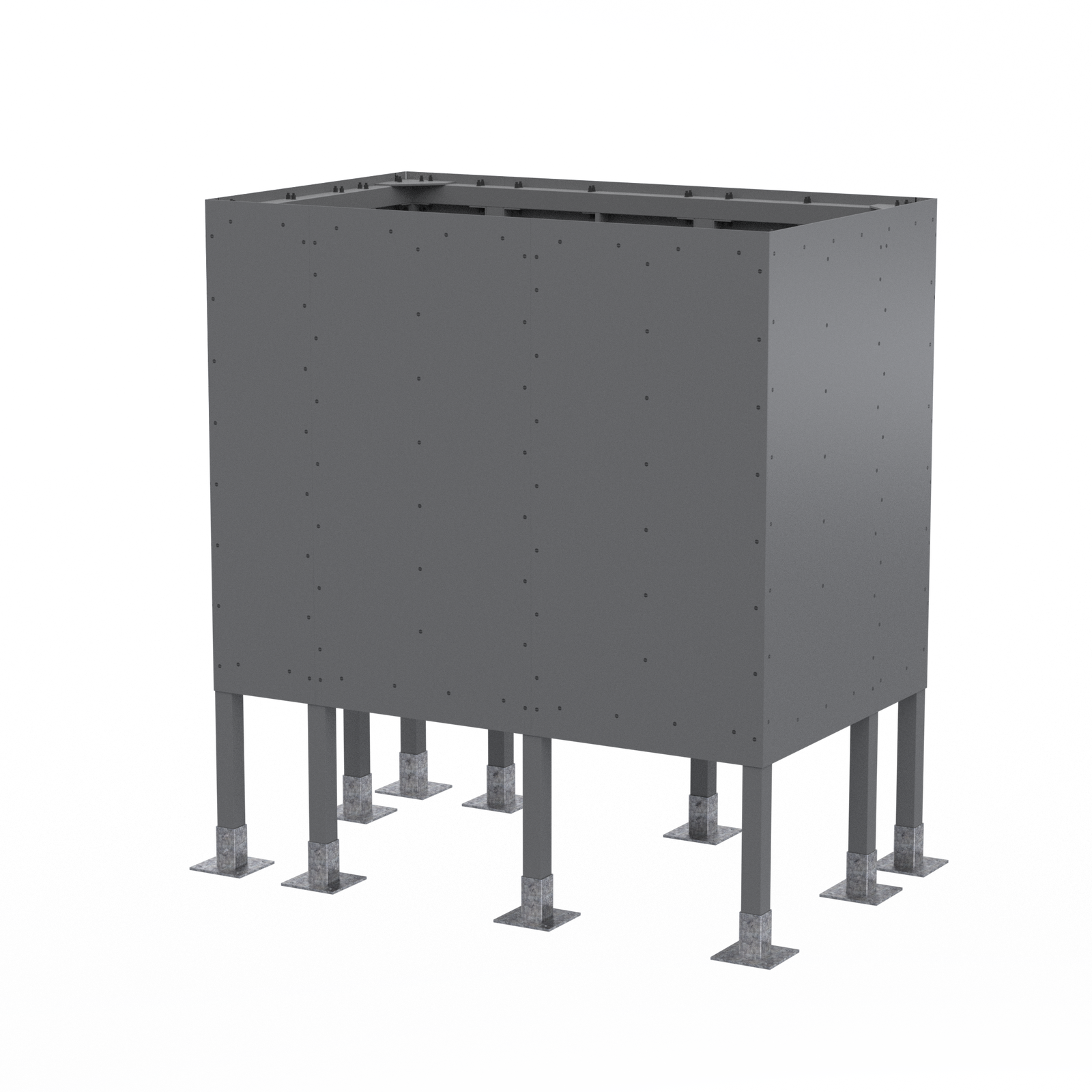 Roof Elevated Box 10’W x 6’D x 11’H