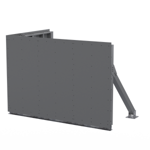 Corner Screenwall (R) 12’W x 8’D x 8’H