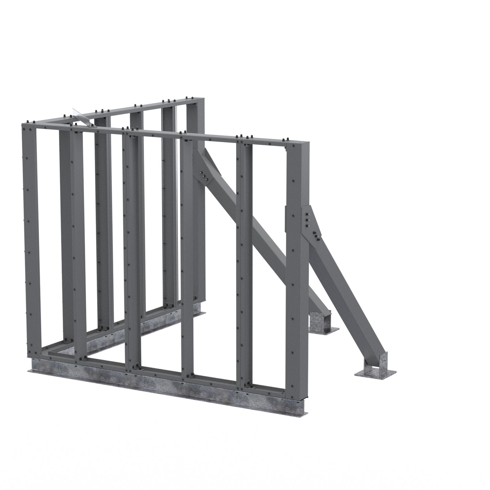 Corner Screenwall 10’W x 10’D x 8’H