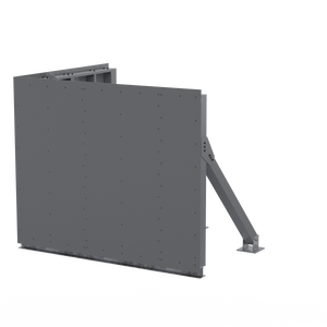 Corner Screenwall (R) 10’W x 8’D x 8’H