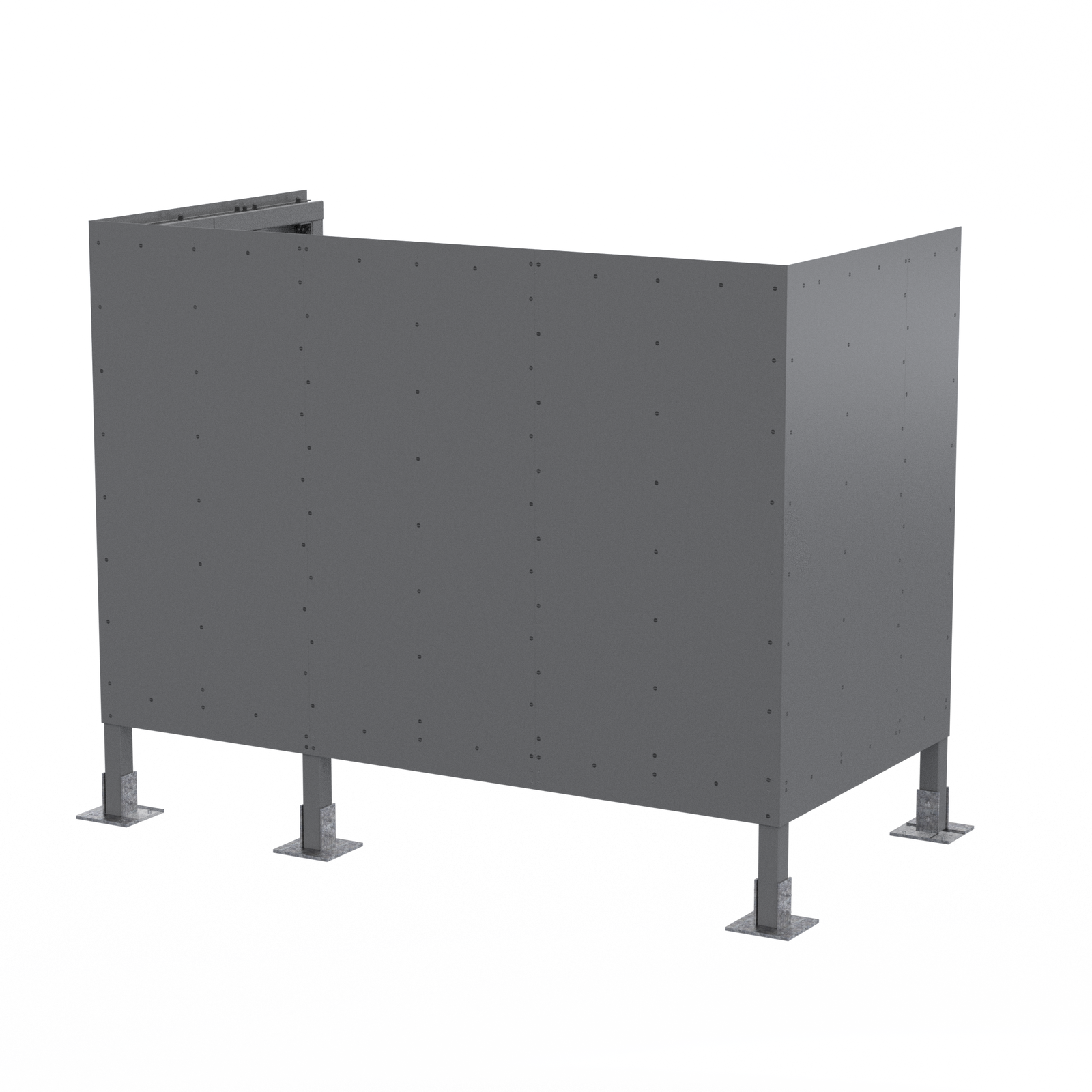 Elevated Screenwall 12’W x 6’D x 11’H