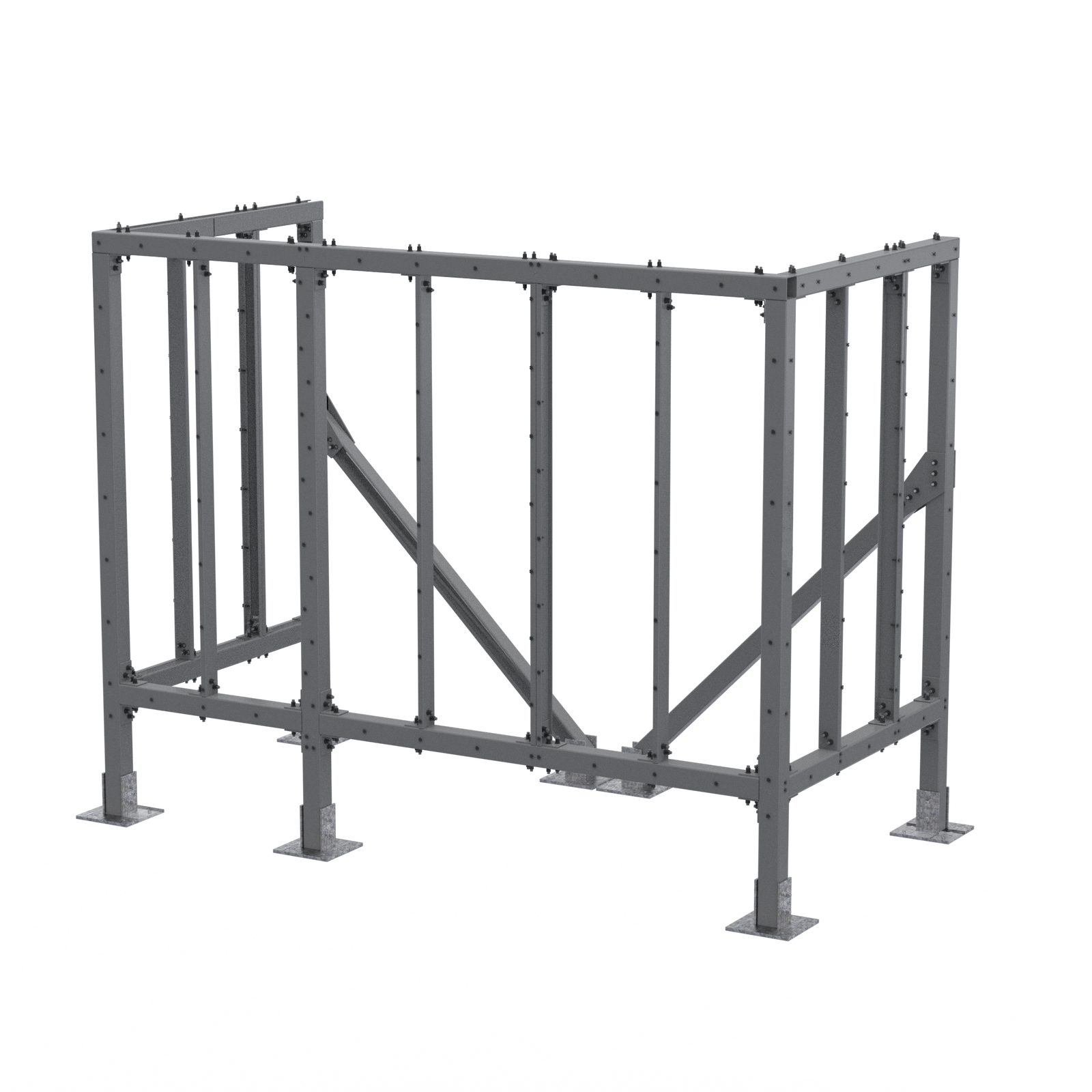 Elevated Screenwall 12’W x 6’D x 11’H