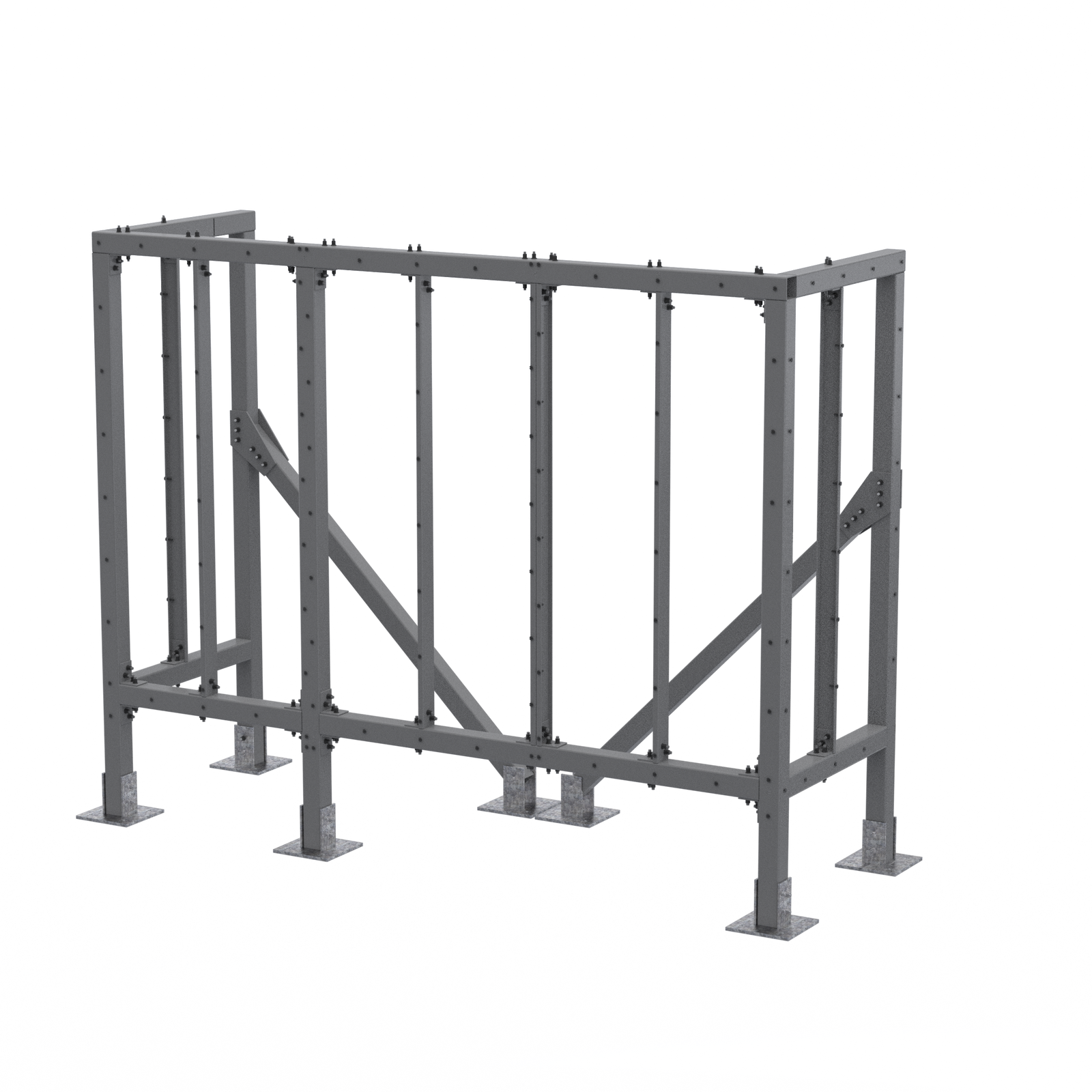 Elevated Screenwall 12’W x 4’D x 11’H