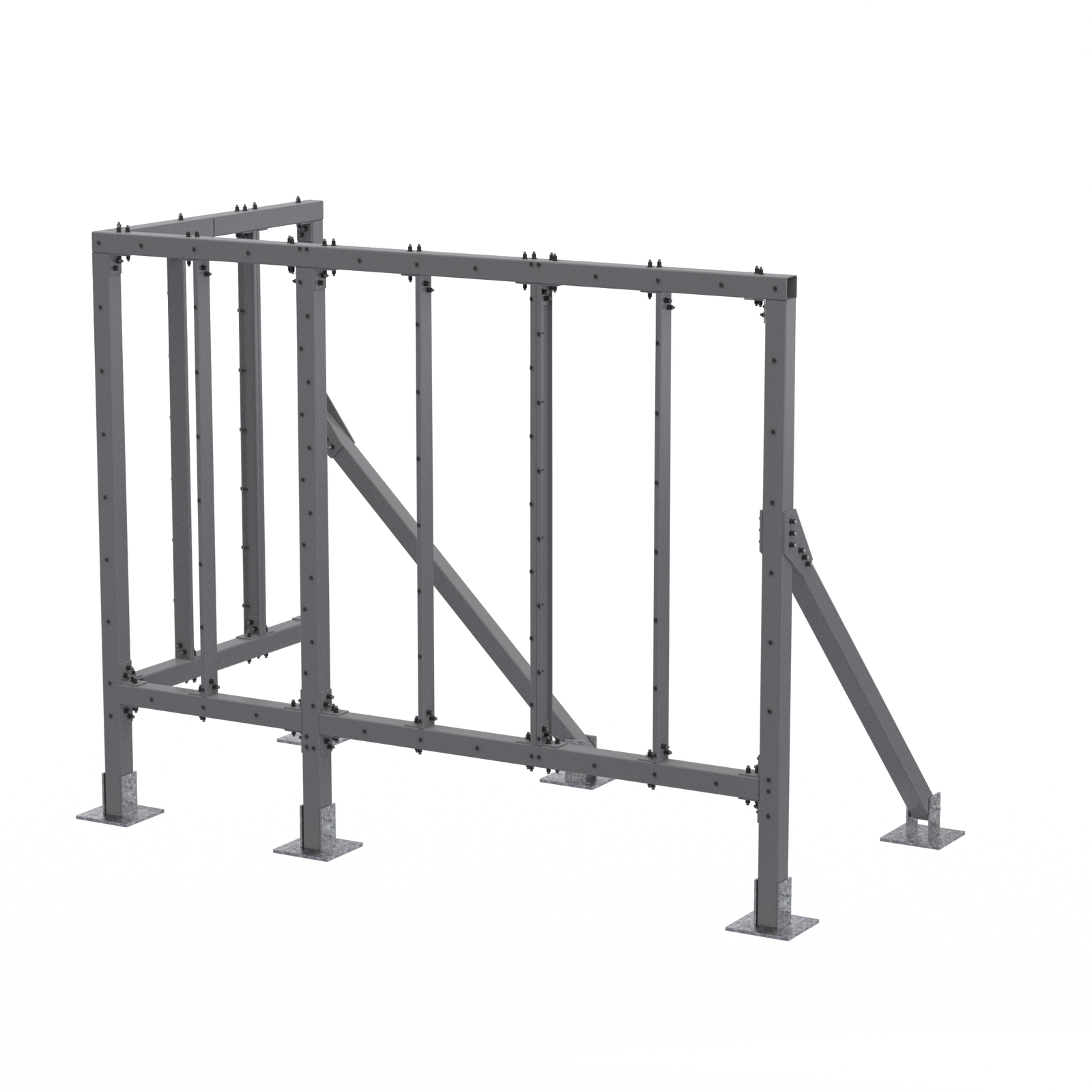 Elevated Screenwall (R) 12’W x 6’D x 11’H