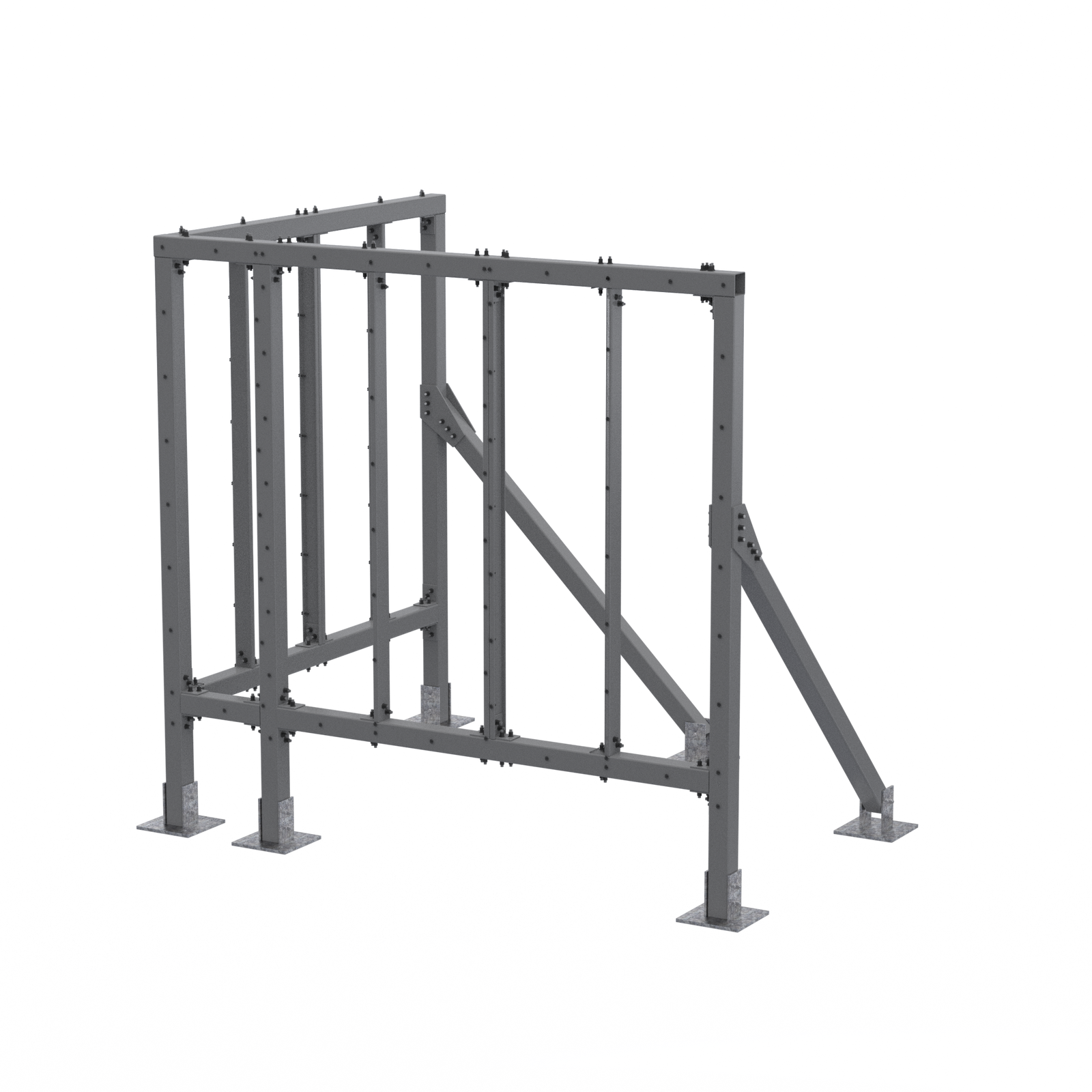 Elevated Screenwall (R) 10’W x 8’D x 11’H