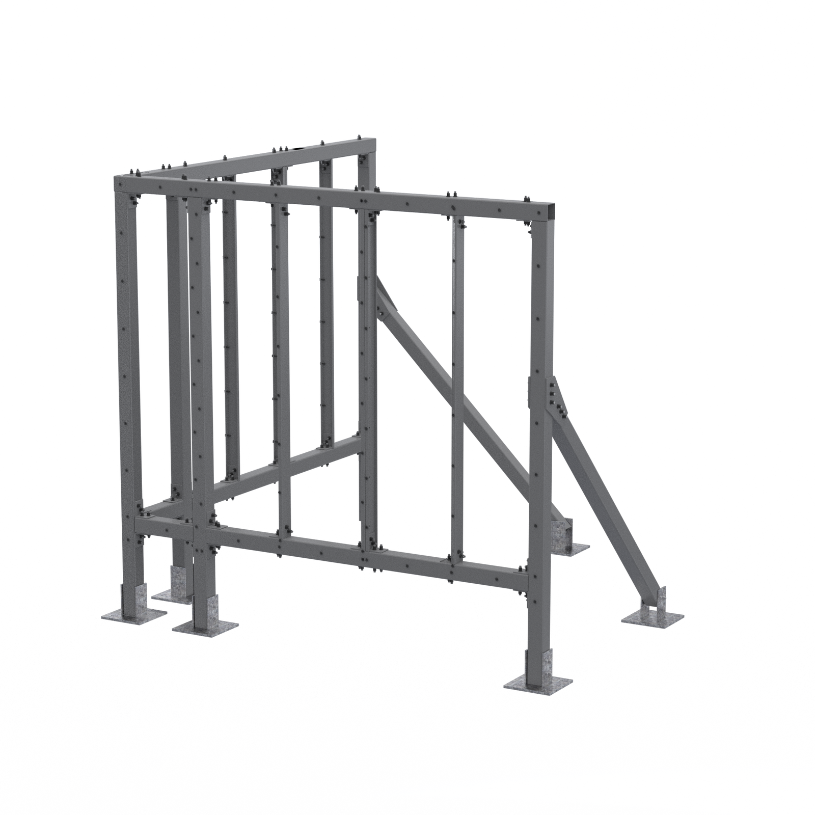 Elevated Screenwall 10’W x 10’D x 11’H