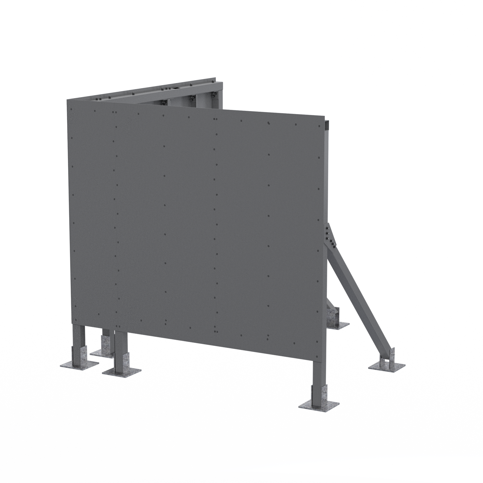 Elevated Screenwall 10’W x 10’D x 11’H