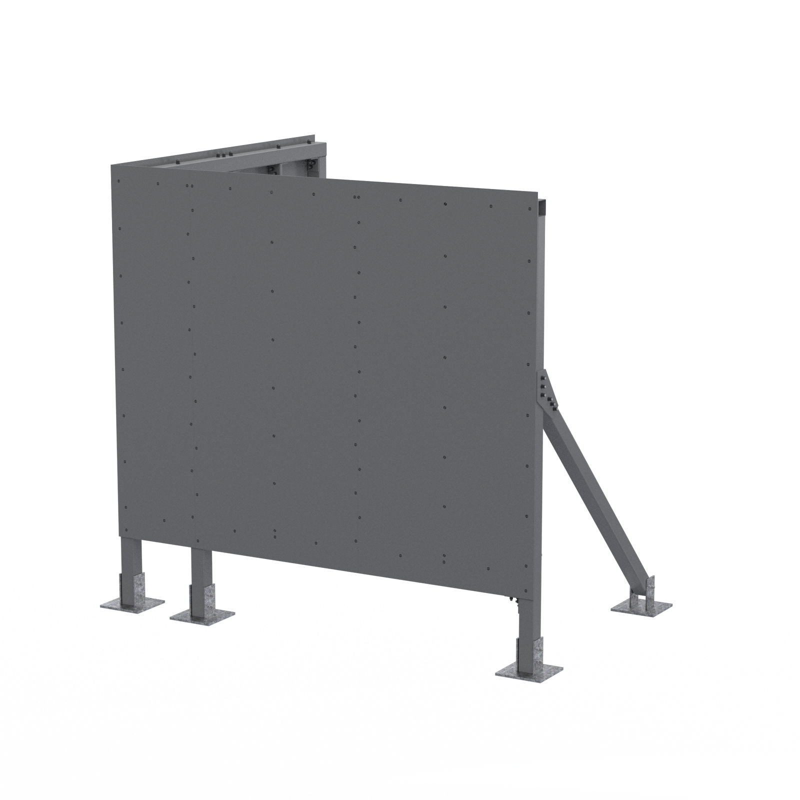 Elevated Screenwall (R) 10’W x 8’D x 11’H