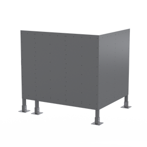 Elevated Screenwall (L) 10’W x 8’D x 11’H