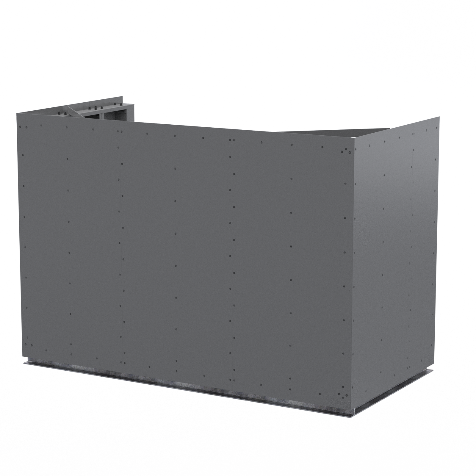 Corner Screenwall 12’W x 6’D x 8’H