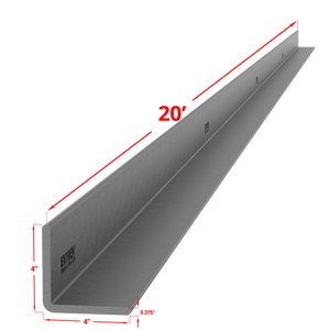 Equal Length Angle 4" x 3/8" x 20'